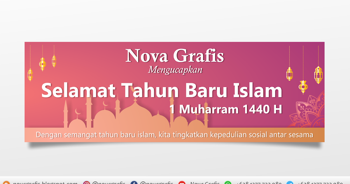 Contoh Spanduk Maulid Nabi 1441 H - Blog Spots