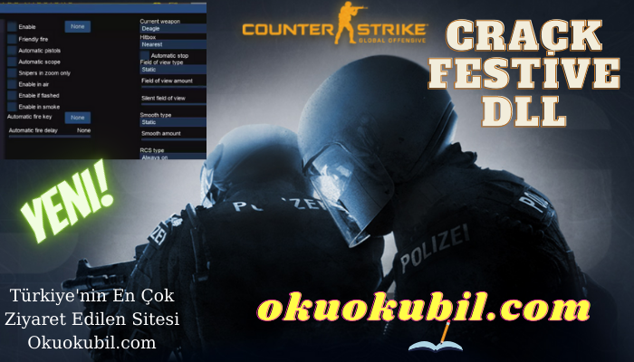 CS GO 1.6 Crack festive, technology ragebot, legitbot, skins, configs Son Sürüm