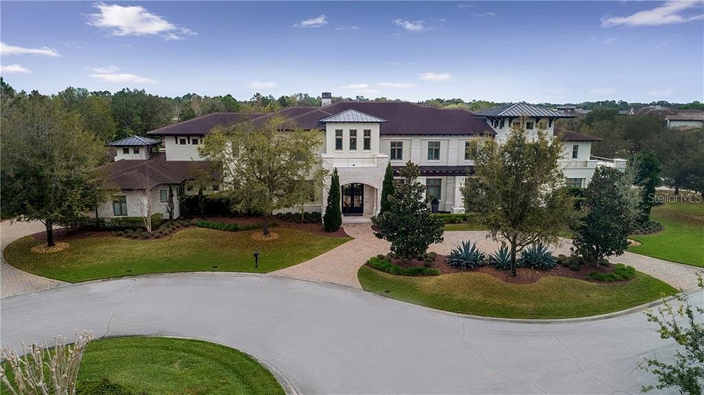 The American Man Ion 12 000 Square Foot Stone Transitional Mansion In Orlando Fl