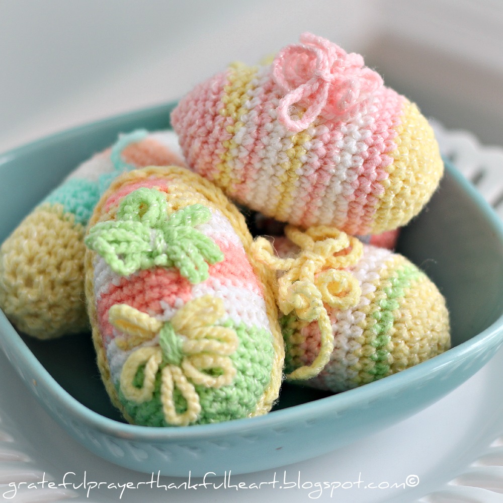 Crochet Easter Eggs & Tutorial Video is Coming Grateful Prayer