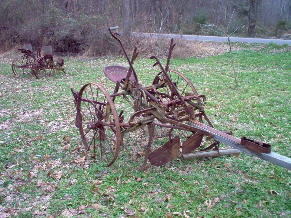 Yard Art: Beautiful Old Farm Equipment