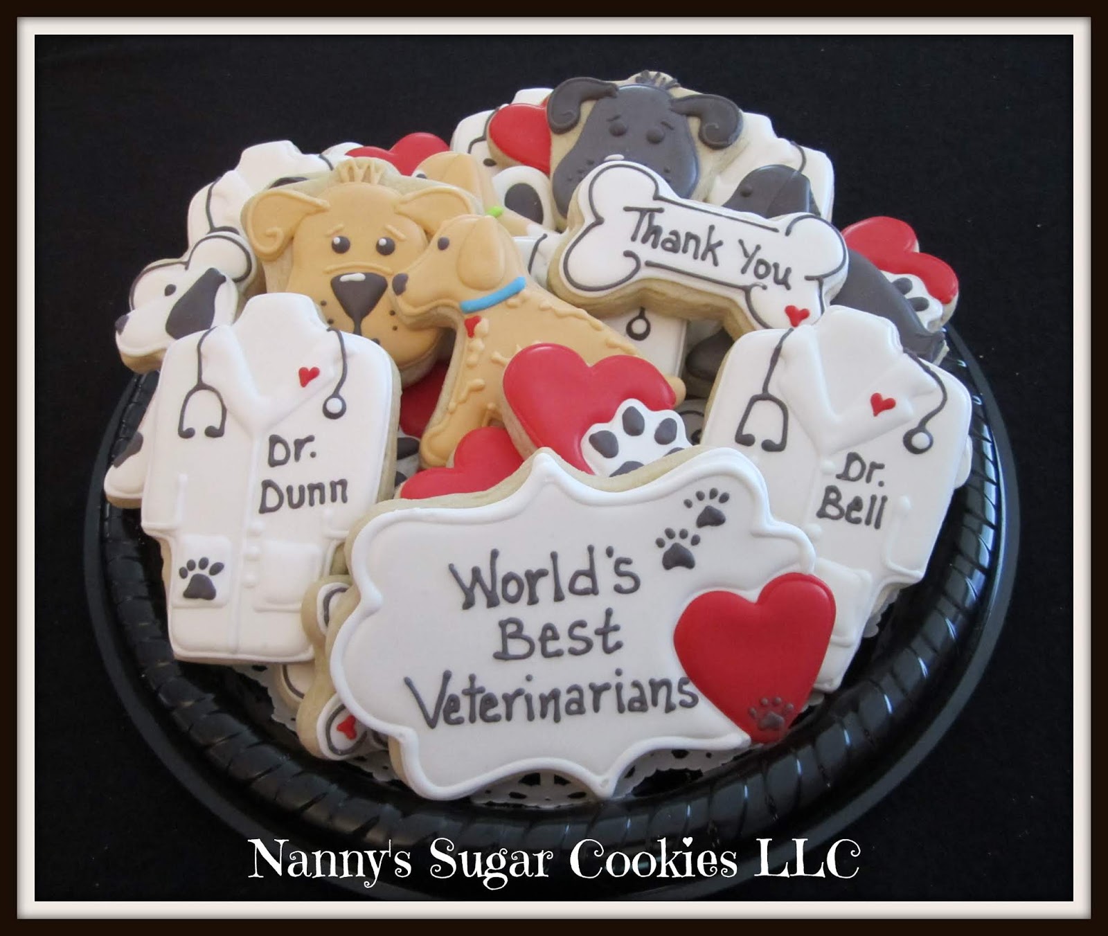 Nanny S Sugar Cookies Llc Puppies And Paw Prints