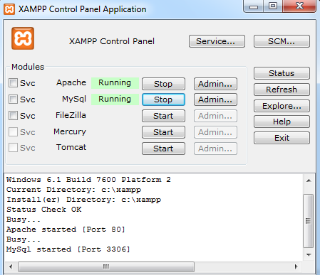 Cara membuat Database Mysql Di Xampp Dengan Cmd  