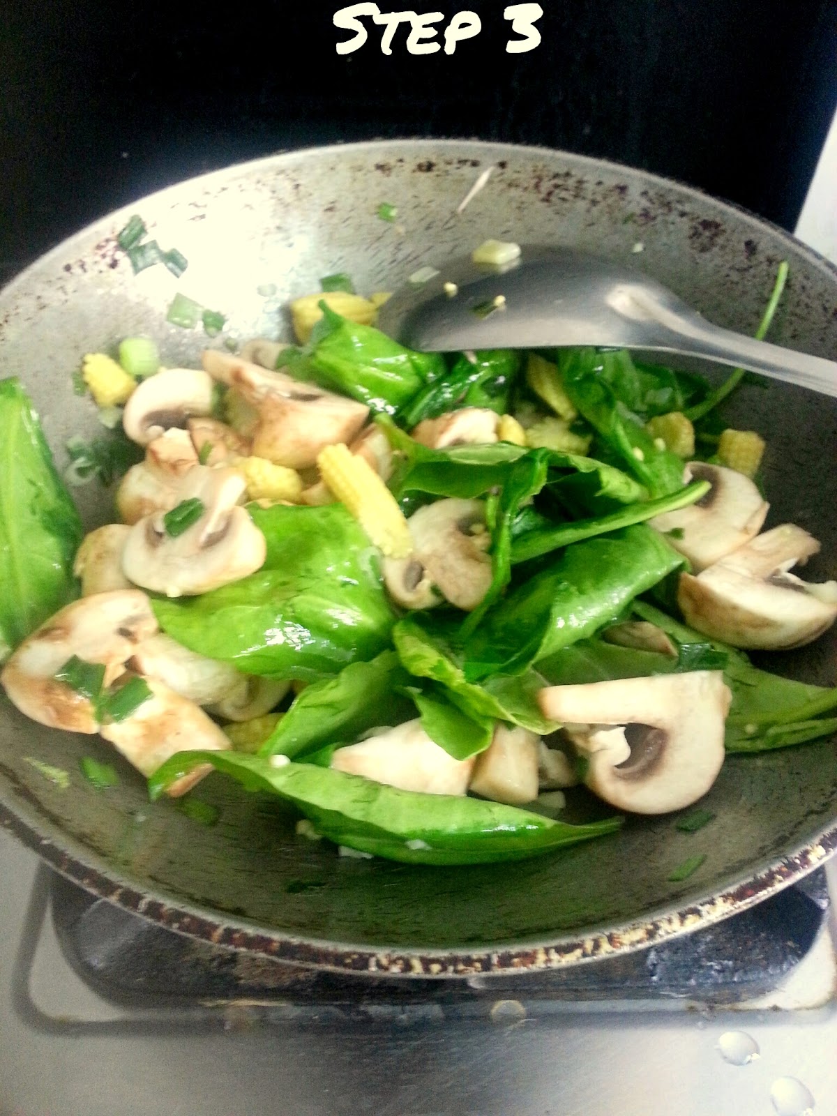 Stir Fried Mushrooms ( Chinese Style)