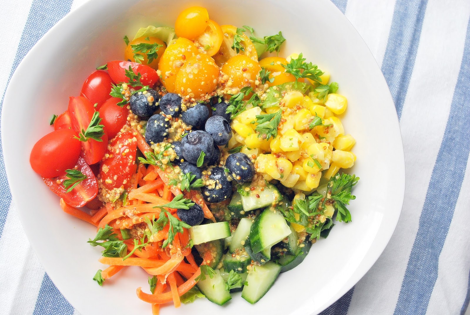 Rainbow Salad (Salada ArcoÍris) The Green Dish Blog