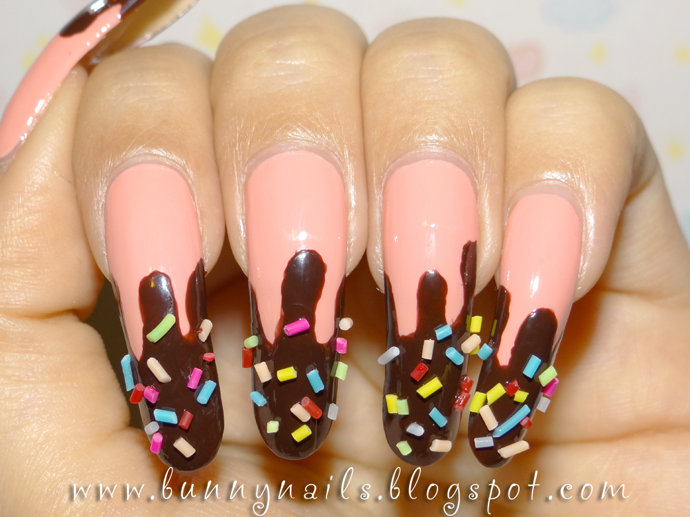 Chocolate Themed Nail Art - wide 1