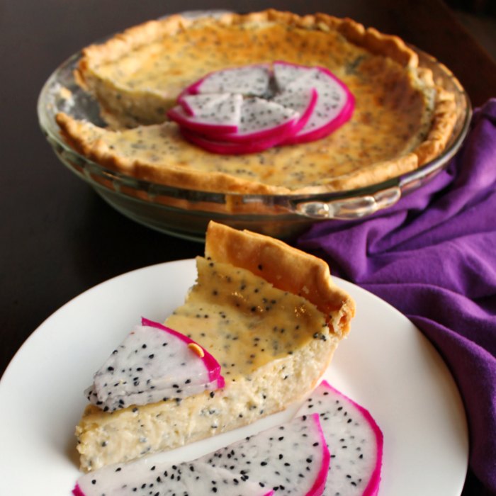 Cooking With Carlee Dragon Fruit Cream Pie