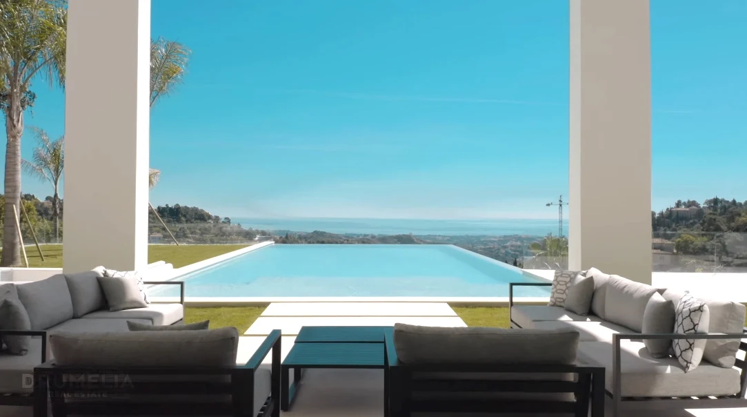 Luxury Modern Villa In El Madroñal Marbella W/ Panoramic Sea Views Interior Design Tour