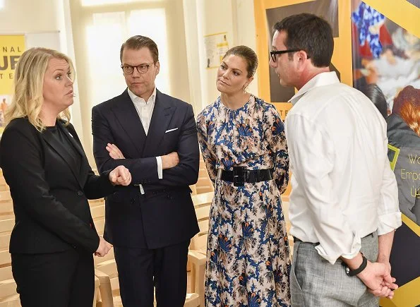 Crown Princess Victoria and Prime Minister Saad Hariri attended the conference Lebanon Multi-Stakeholder SDG Forum at Grand Serail