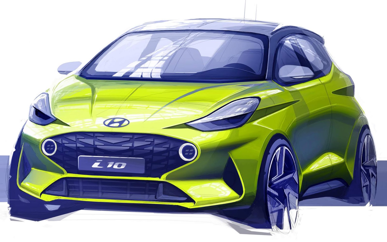 Novo Hyundai i10 2020: 1ª imagem oficial divulgada