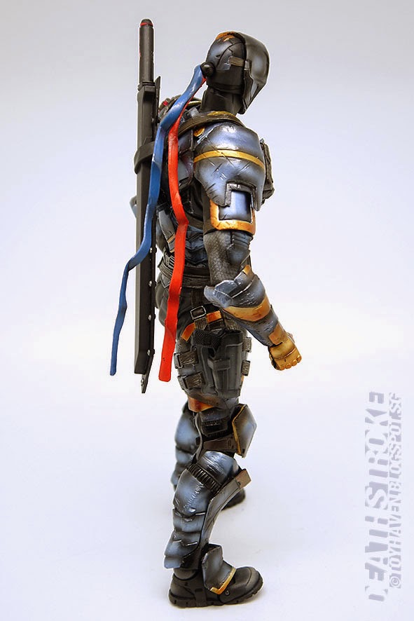 toyhaven: Review 1: Square Enix Play Arts Kai Batman: Arkham Origins Deathstroke 10