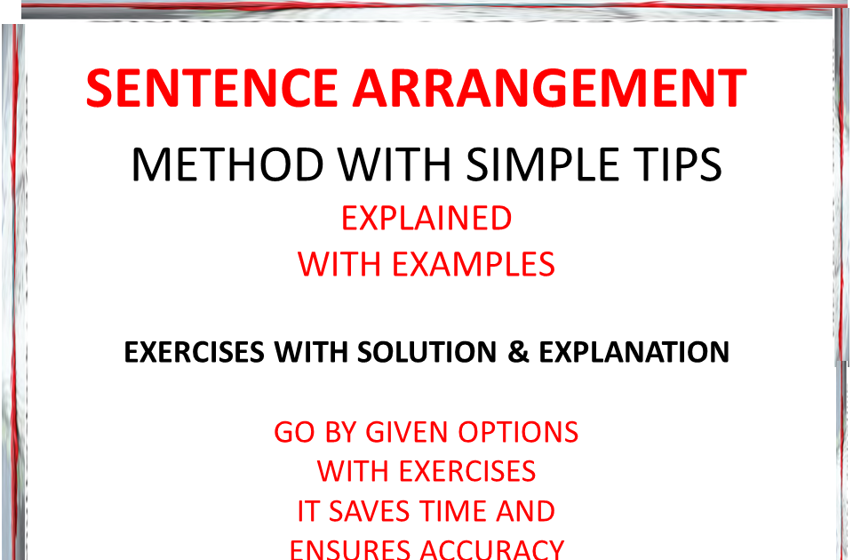 English Learning Made Easy & Simple Sentence Arrangement 7