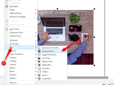 Cara Cepat Membuat Efek Blur di CorelDraw Cara Cepat Membuat Efek Blur di CorelDraw
