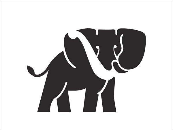Negative Space Logo Design - 25 Contoh Desain Logo Negative Space - 25