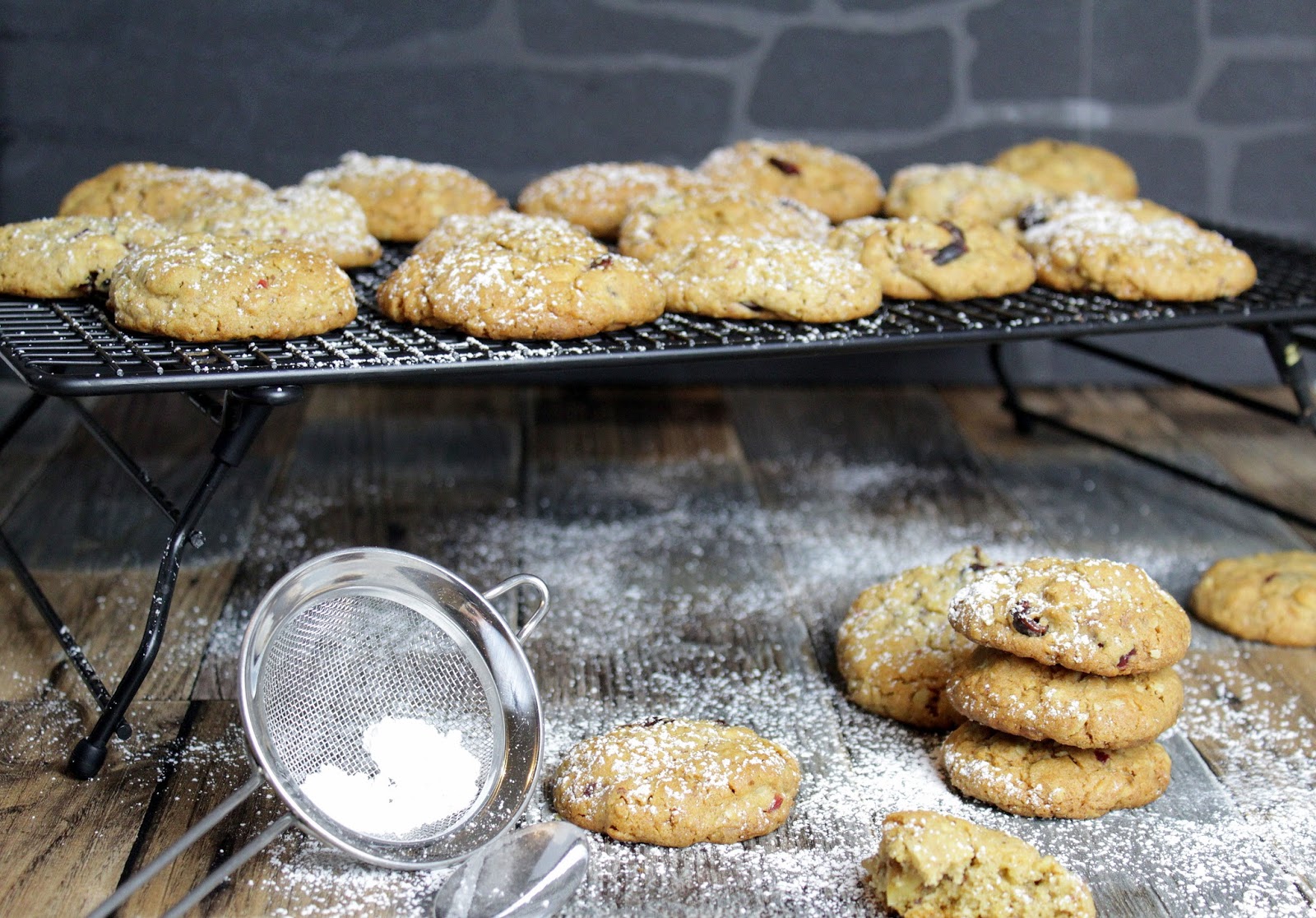 Rezepte mit Herz: Cranberry Cookies Mix ♡ Weihnachts Mix im Glas