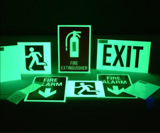Biển báo Exit thoát hiểm dạ quang