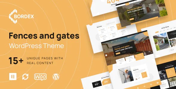 Best Fences and Gates WordPress Theme