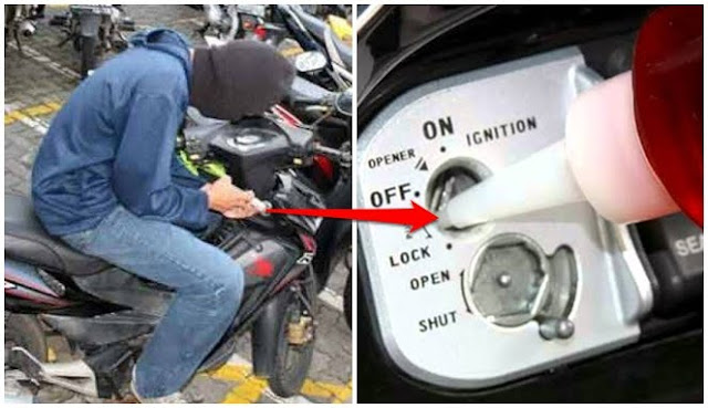 Mengungkap, 5 Kehebatan Maling Motor Hanya 1 Menit Menggasak Motormu