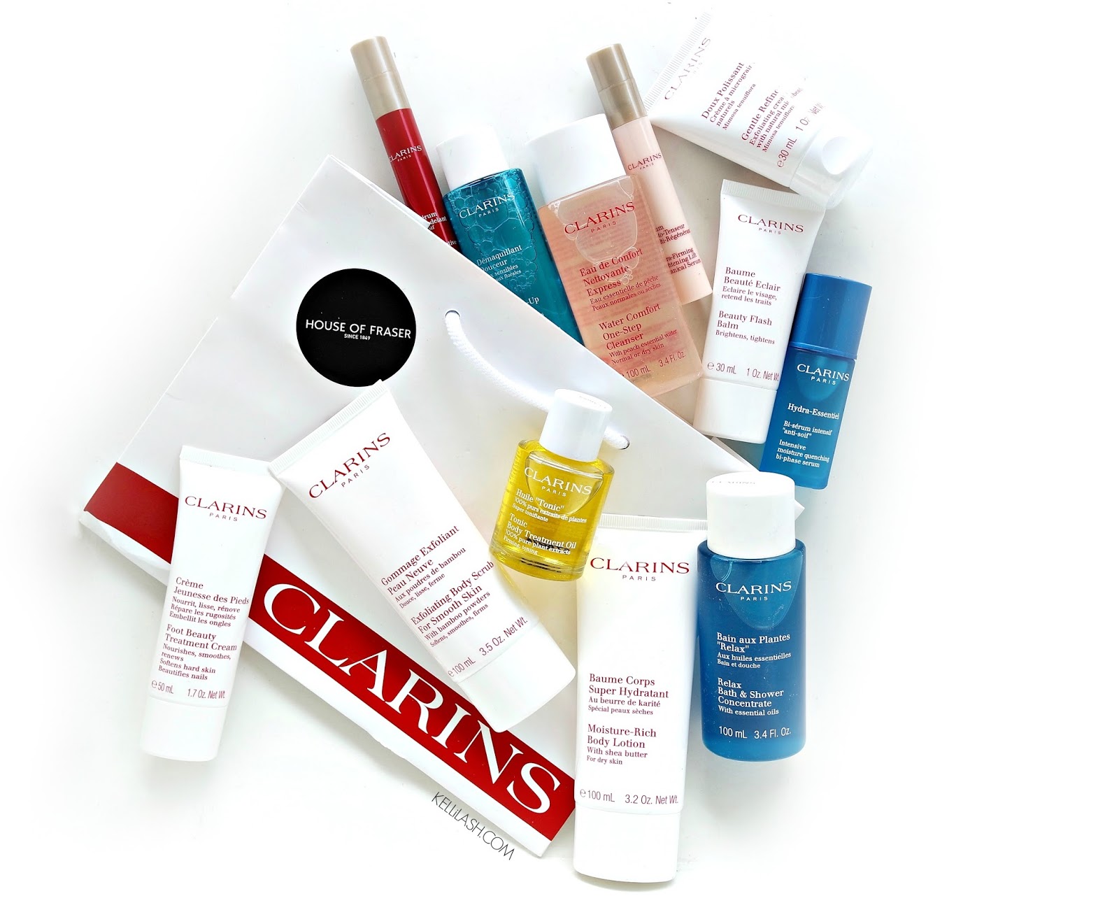 Clarins Super Beauty Gift • Which 4 will you choose? KELLiLASH