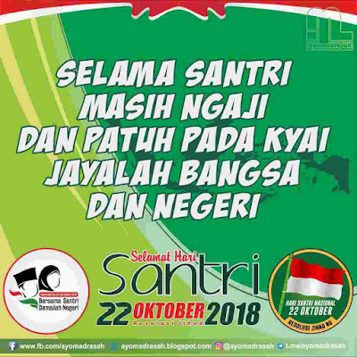 Gambar Ucapan Hari Santri