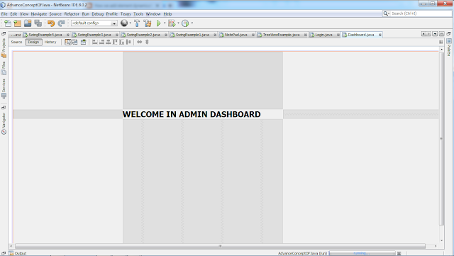 Navigation in Swing Frame in Java