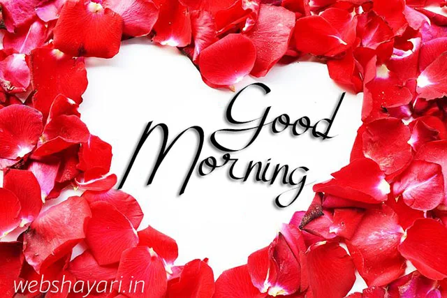 rose heart good morning wish for boyfirend