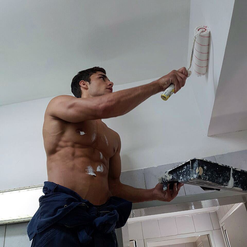 sexy-shirtless-fit-male-painters-ariel-b