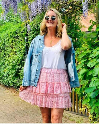 Pink skirt and top Pink skirt and Top Combination