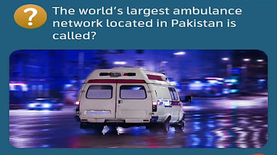 largest ambulance network located in Pakistan