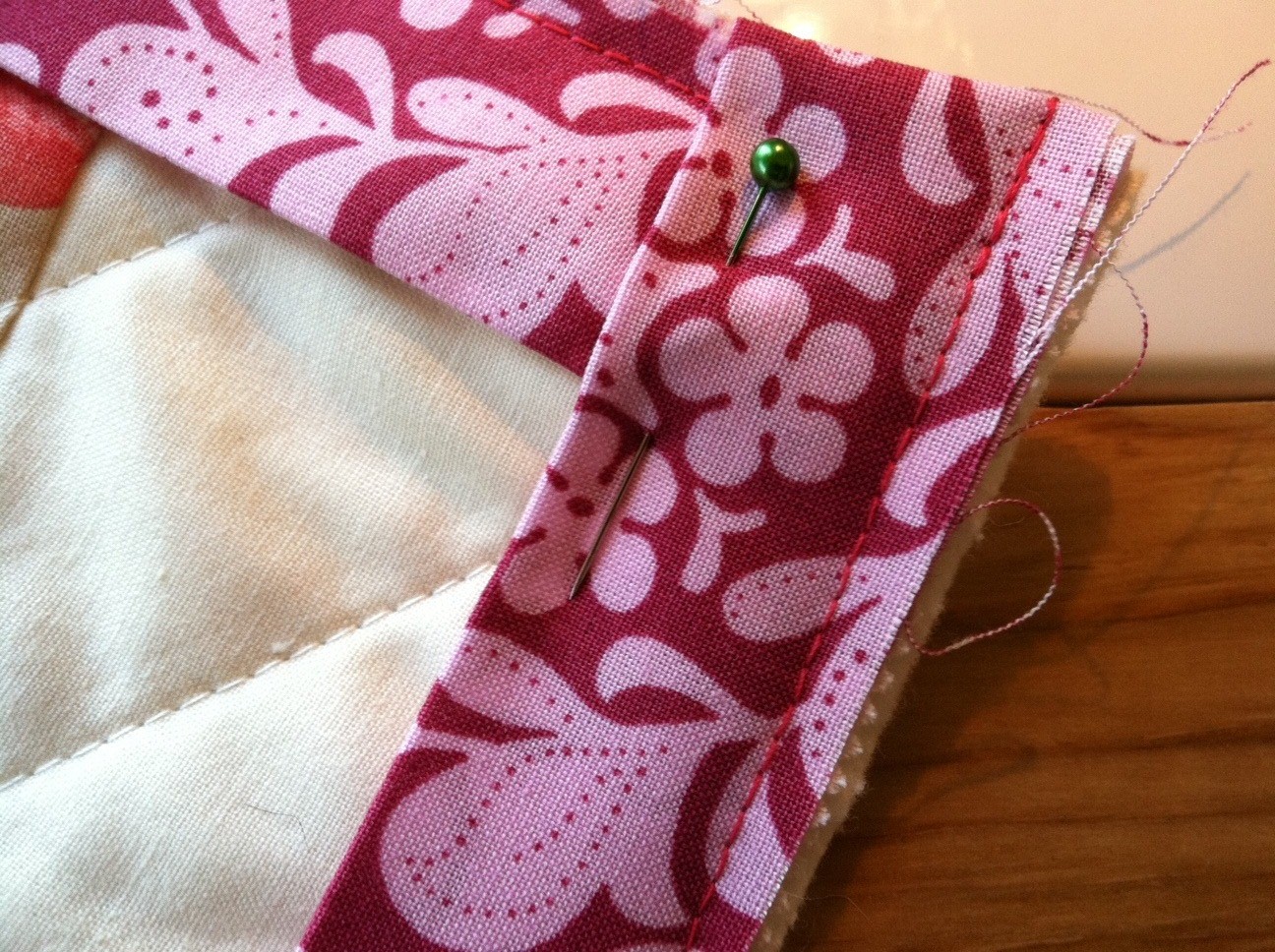 how to do a blind stitch on quilt binding