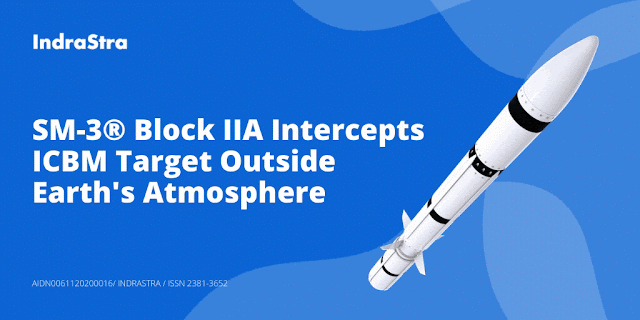 SM-3® Block IIA Intercepts ICBM Target Outside Earth's Atmosphere