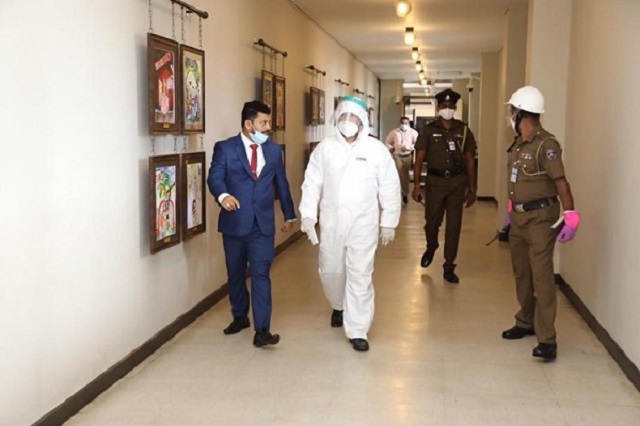 Sri Lanka: Grilled MP Rishad attends Parliament wearing PPE ( Video) 