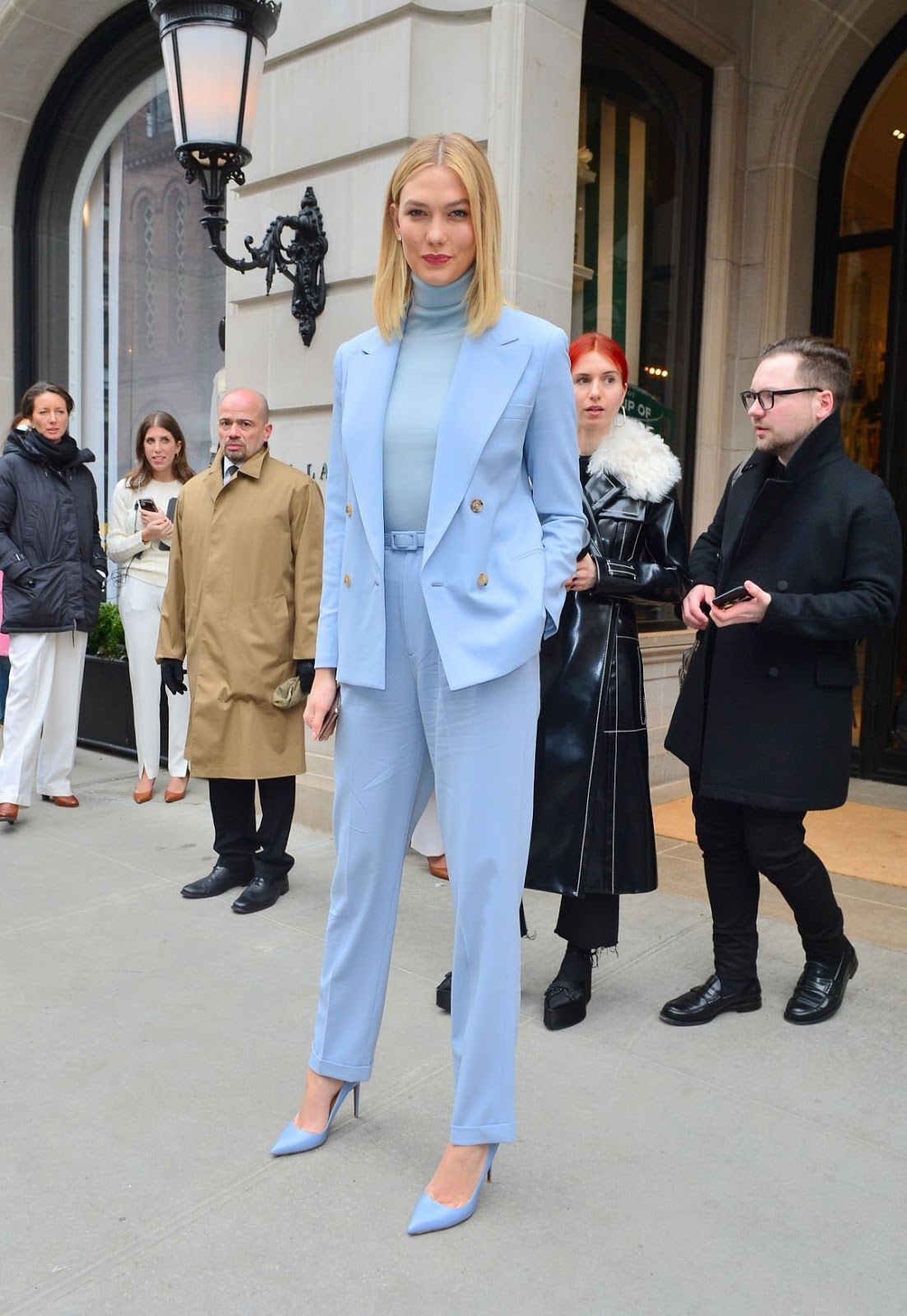 Model Crush: Karlie Kloss Blue Suit