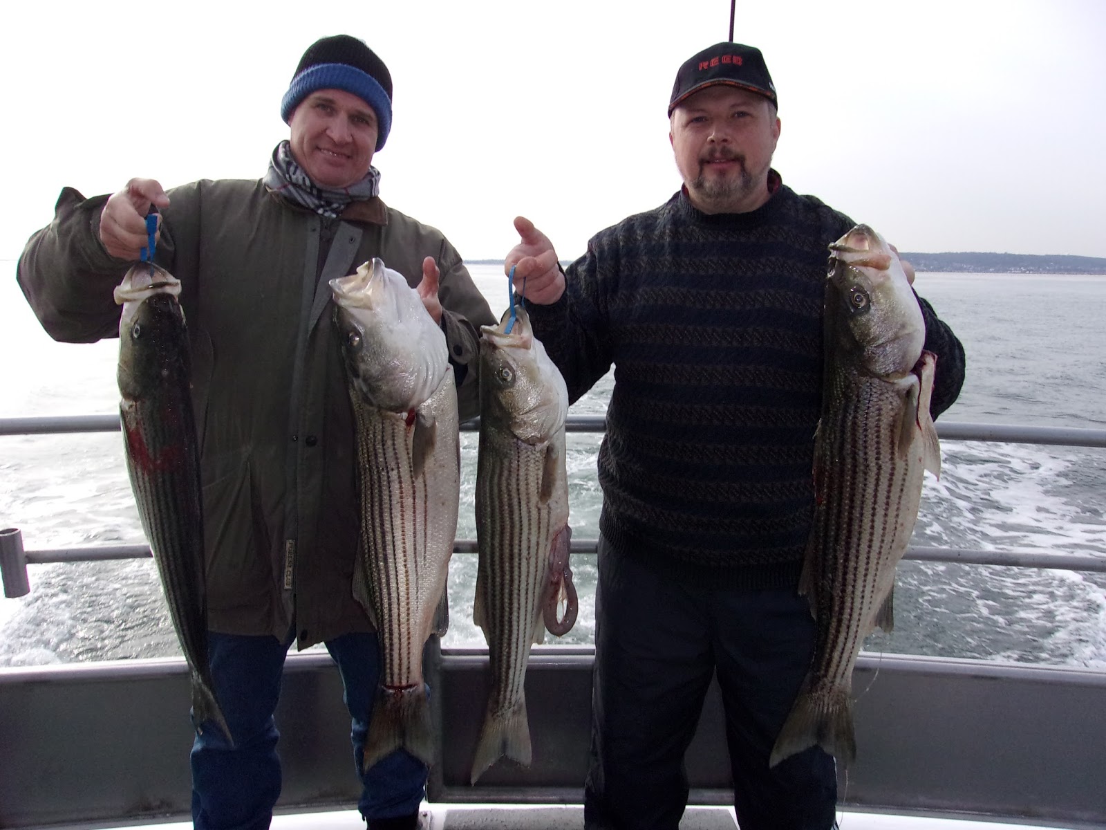 Jersey Shore Fishing Sea Hunter crushes stripers