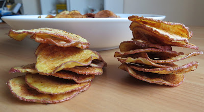Microwave Cooked Potato Chips