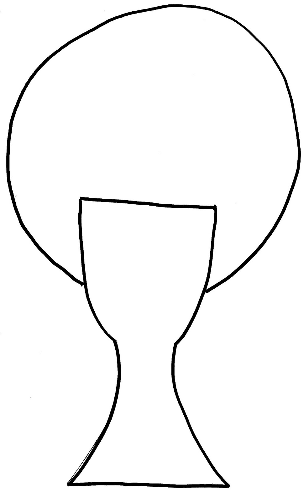 Chalice Coloring Templates Pages Sketch Coloring Page