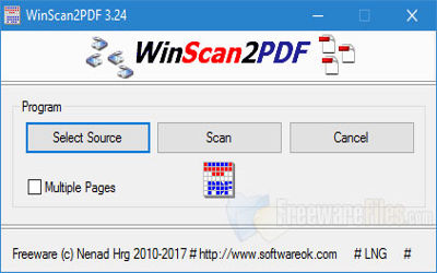 WinScan2PDF - Numériseur de Docs sur Windows