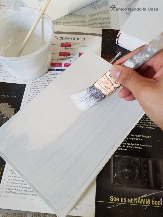 Painted Old Books Remodelando la Casa