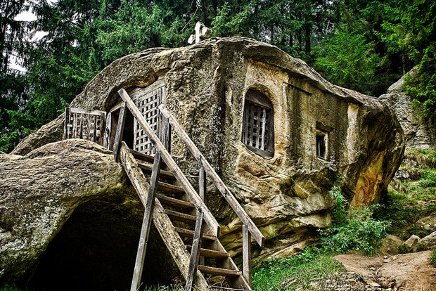 Hermit stone house