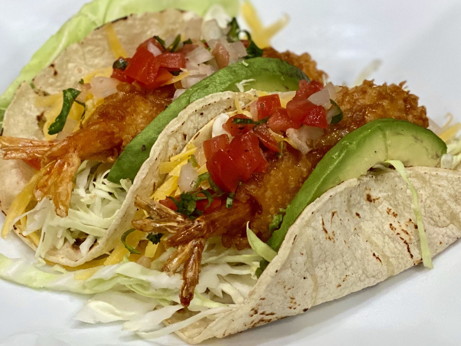 GREAT EATS HAWAII SHRIMP TEMPURA TACOS