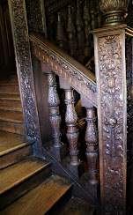 Wielkie schody zamku - fragment balustrady