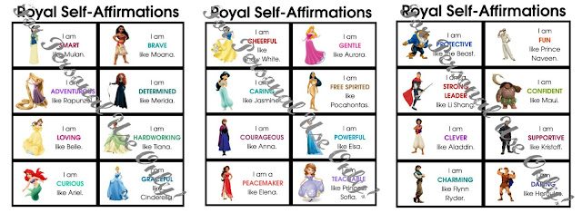 Royal Self-Affirmation Cards for Personal Use Only