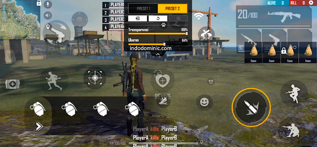 Custom HUD Free Fire HP Samsung