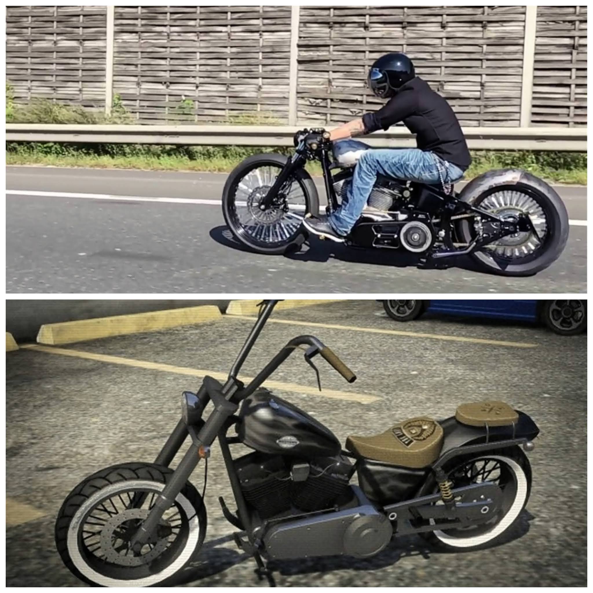 GTA V vehicles in Real Life (bikes)