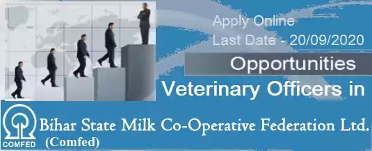 Veterinary Officer Recruitment in COMFED 2020