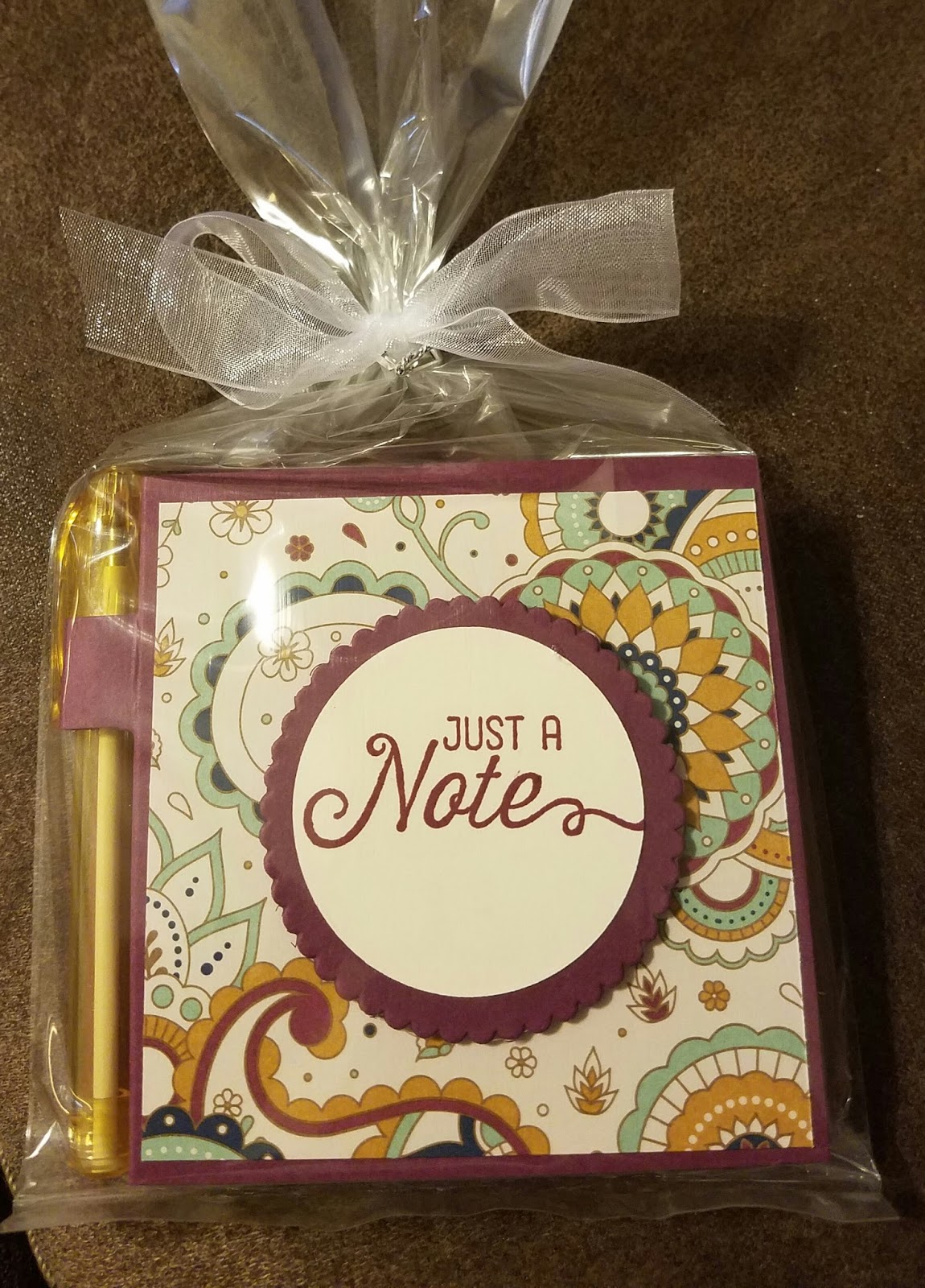 Sheila Stamps Post it note holder