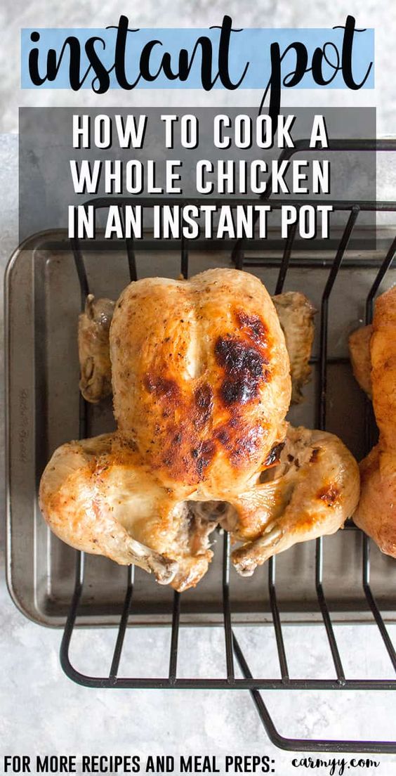 Whole Chicken in an Instant Pot Mom Food 2
