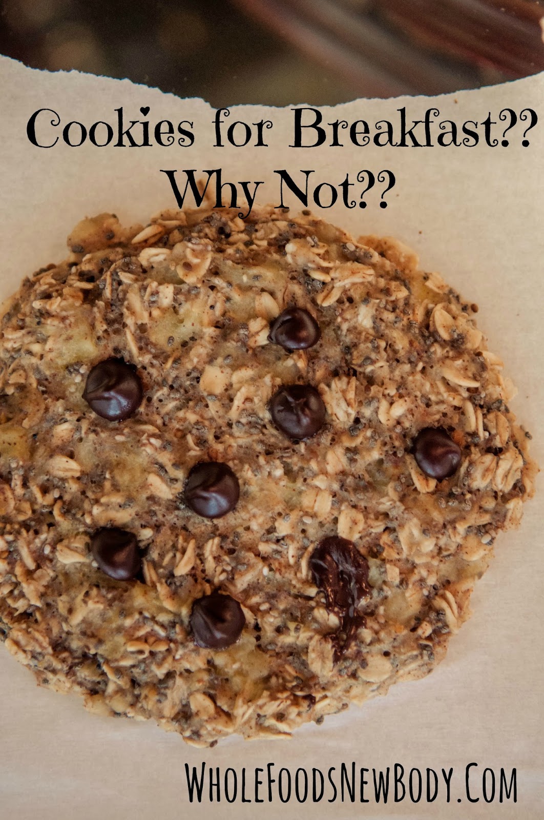 Whole Foods New Body: {Microwavable Breakfast Cookie}