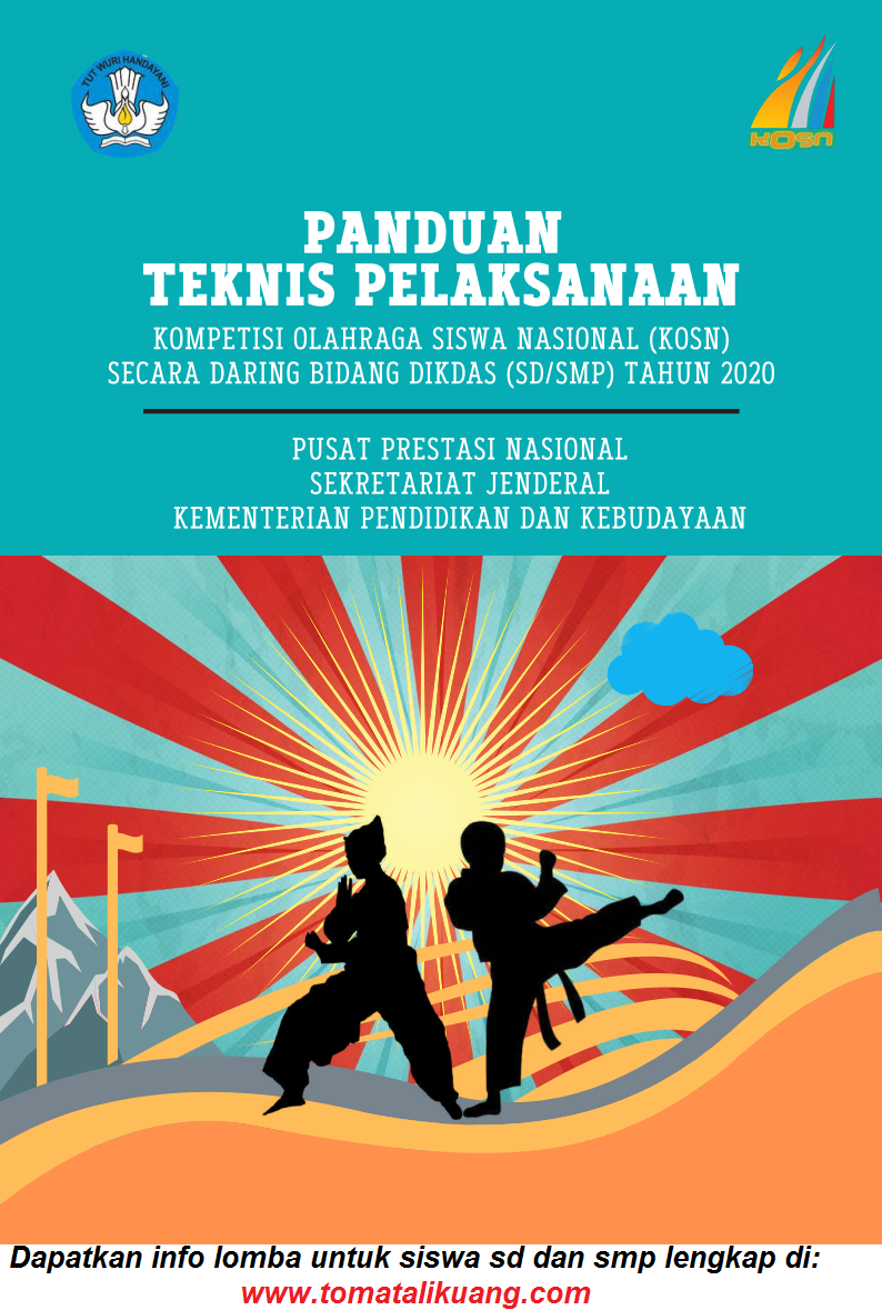 Download Juknis O2SN / KOSN SD SMP Tahun 2020 PDF Daring