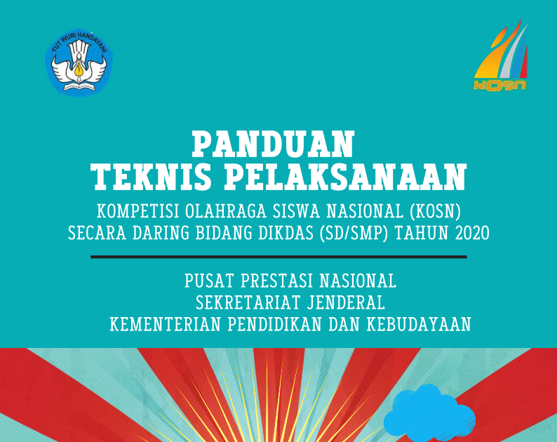 Download Juknis O2SN / KOSN SD SMP Tahun 2020 PDF Daring